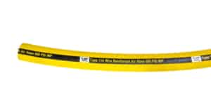 textile wire reinforced yellow air hose