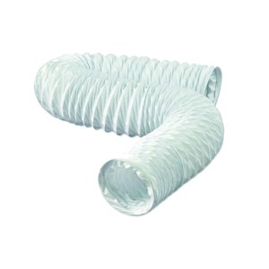 white non-insulated ducting